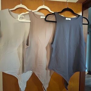 Three Aritzia Babaton Bodysuits - Barely Worn - Size XL